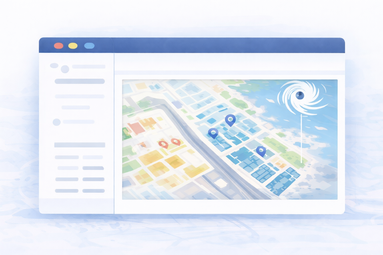 Represent real-world conditions: an illustration showing data inputs, environment, and constraints.
