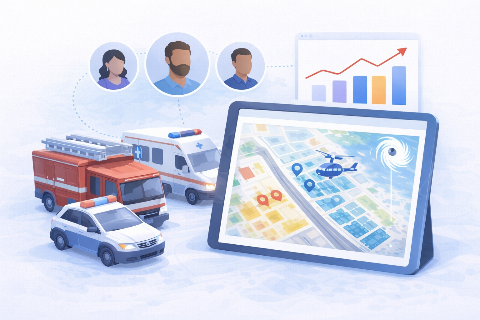 Simulate community response: an illustration showing agents and community interactions.
